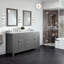 44 Inch White And Oak Bathroom Vanity-475837941