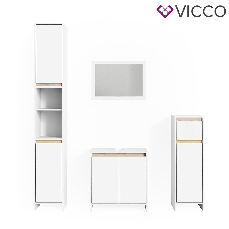 Barberton Freestanding and Wall Bathroom Storage Furniture Set