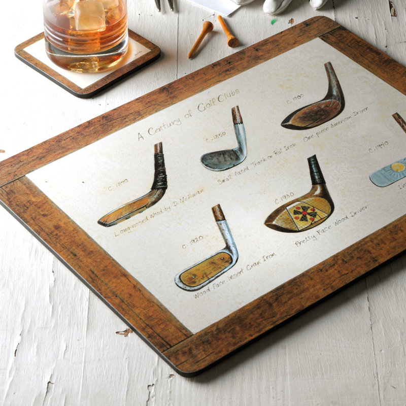 Pimpernel a History of Golf Placemats 15.7 X 11.7"