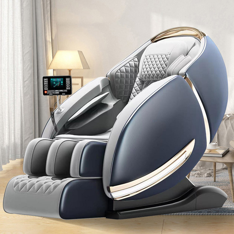 Inbox Zero Vegan Leather Heated Massage Chair & Reviews