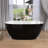 55" Freestanding Soaking Acrylic Bathtub-104907273