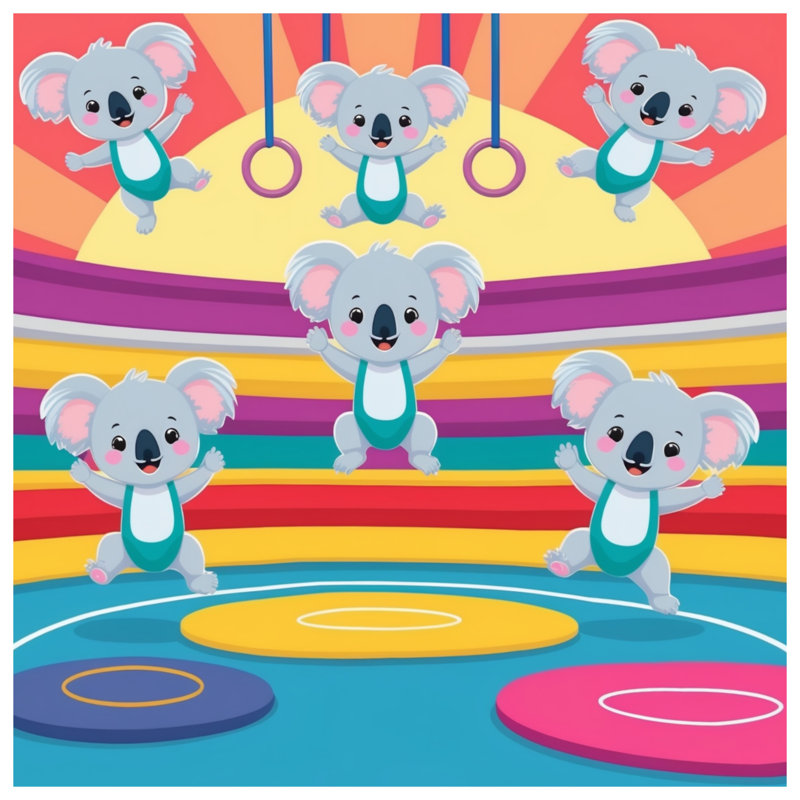 Édredon Playful Koala, Très grand lit