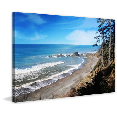 Washington Coast by Sylvia Cook - Wrapped Canvas Print