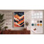 Mountains at Dusk Mid-Century 1 Piece Wrapped Canvas Wall Art-258012541-258012542