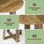 Table basse compacte (ne pas inclure les tabourets)