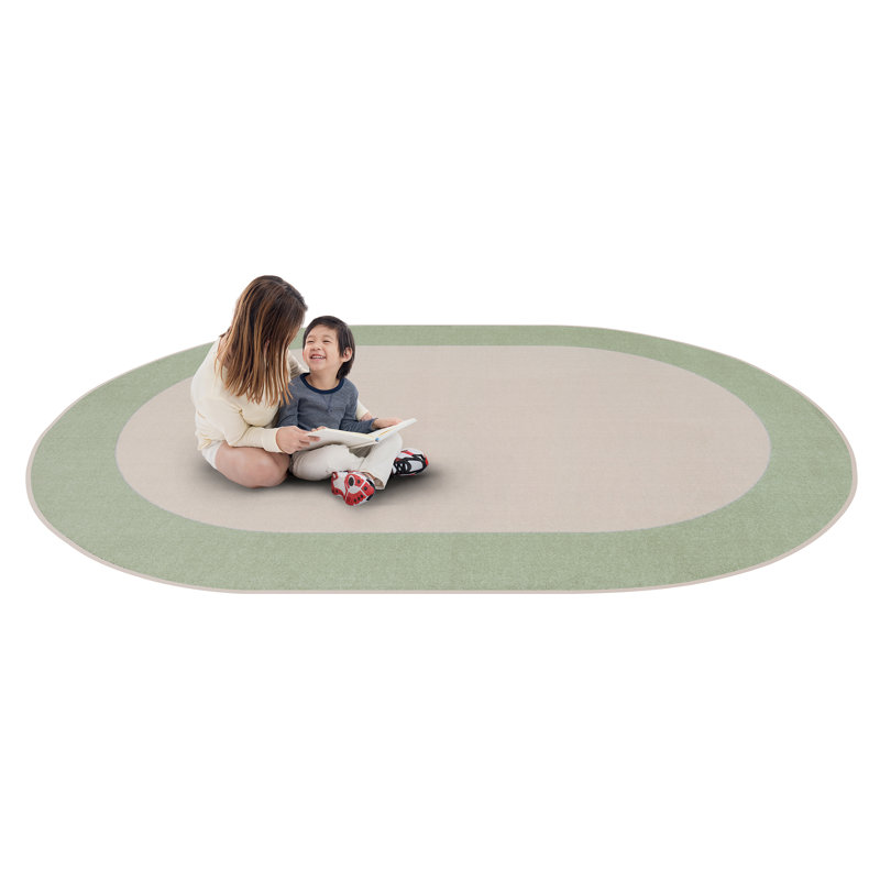 Easy Going by Joy Carpets Area Rug, Oval 7'8" x 10'9"