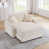 54.3" Oversized Upholstered Armchair Corduroy Accent Chair Single Sofa Chair With Removable Ottoman