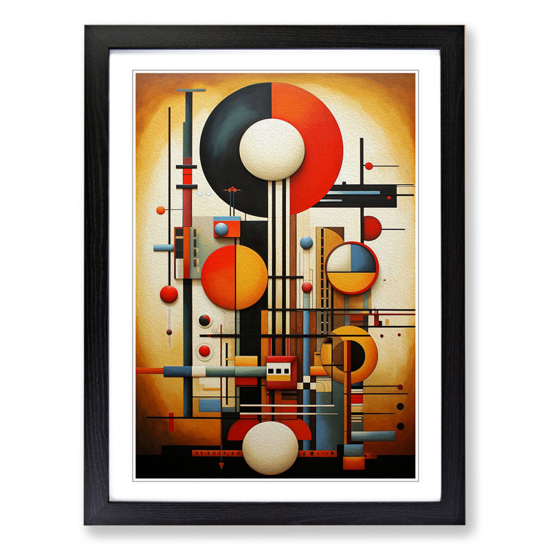 Single Picture Frame Print on Wood, Black Framed, 34cm H x 25cm W