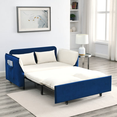 Jubilee 56.75'' Velvet Sleeper Sofa