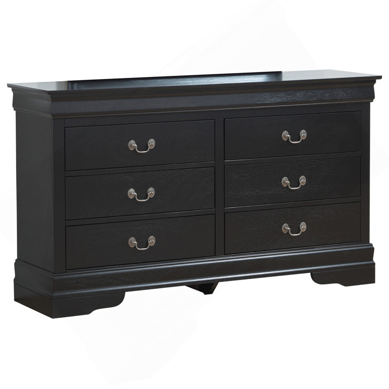 Commode élégante noire
