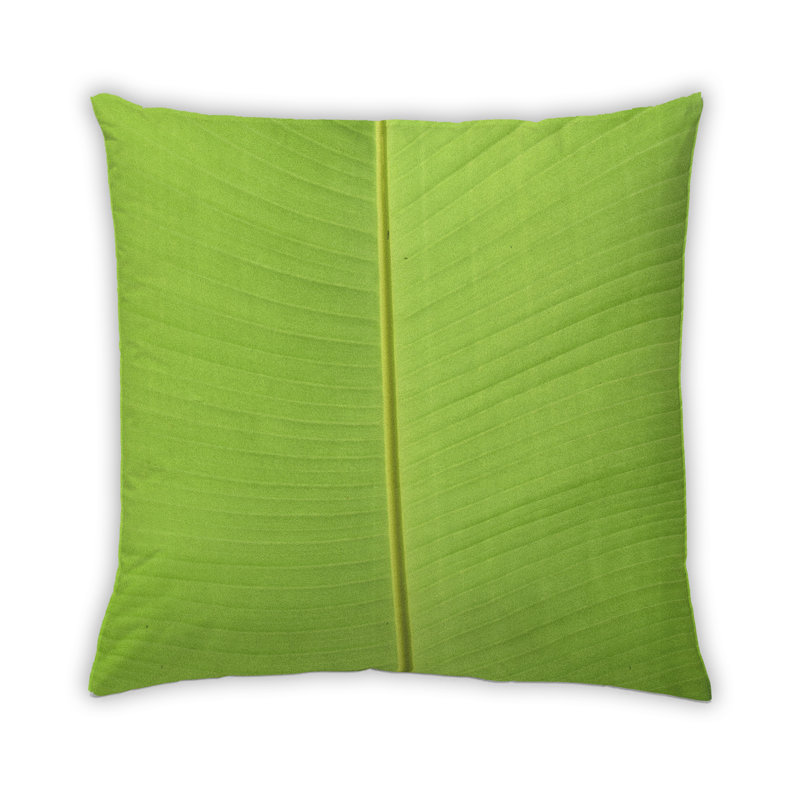 Coussin décoratif Color Focus Green 61, Microsuède
