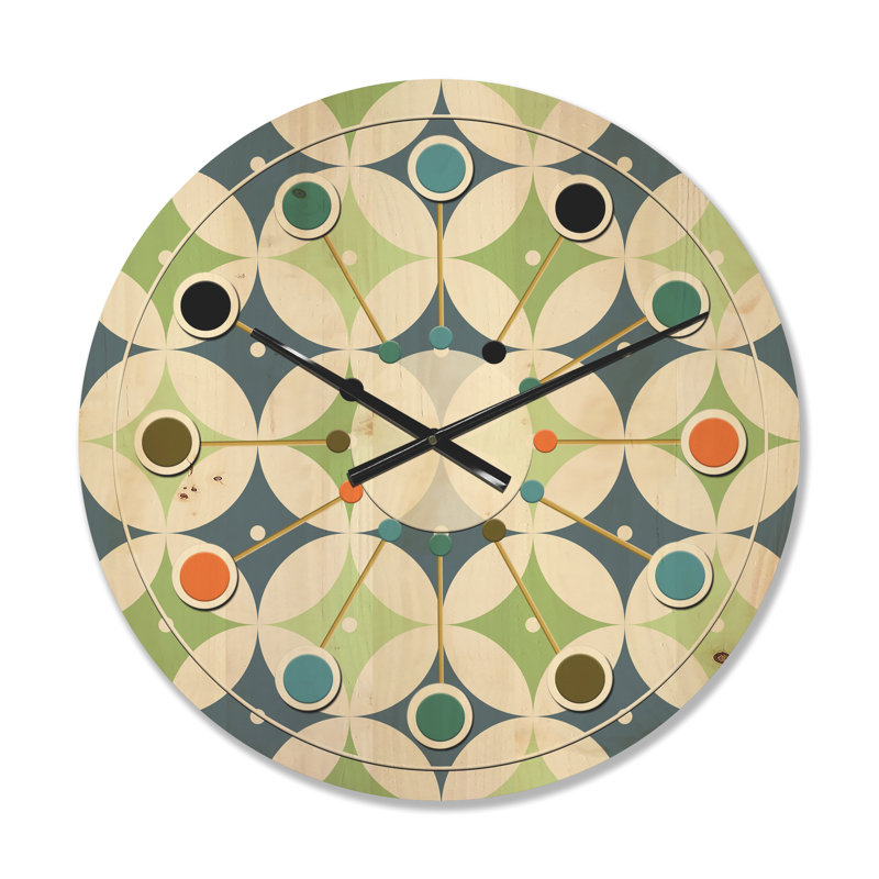 Horloge murale géométrique V, Moyenne