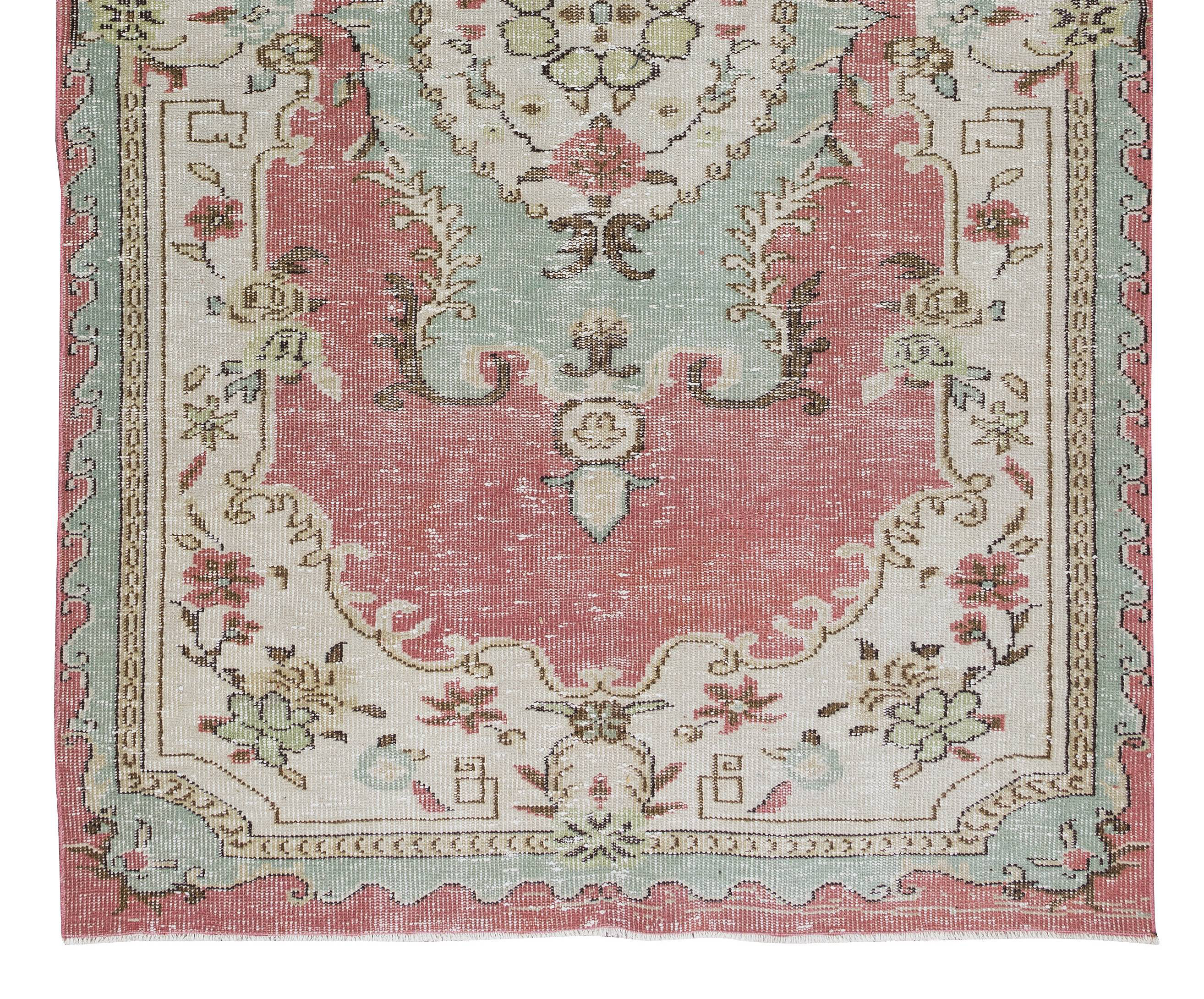 Bungalow Rose Traditional Vintage Hand Knotted Anatolian Wool Area Rug ...