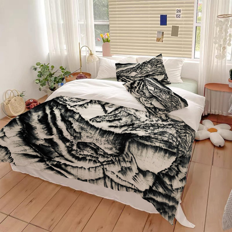 Comforter Set Carlos Grisales Art, Black The Lost