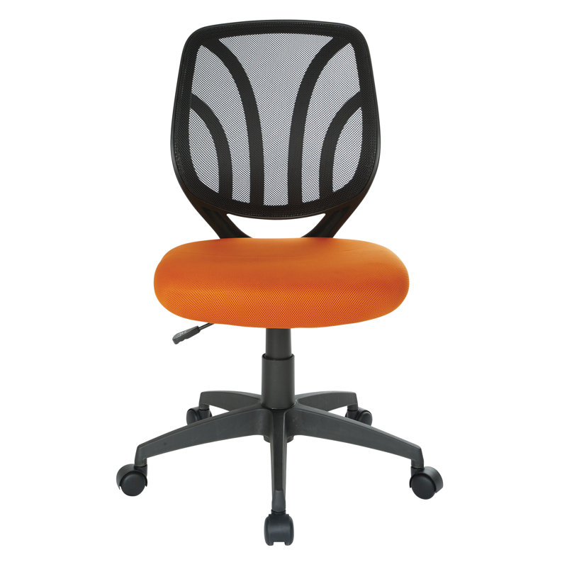 Work Smart Mesh Task Chair, Orange
