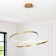 Keahi 1-Light  Wi-Fi Smart Modern Chandelier Led Pendant Goolge Home Echo Voice Control with Remote