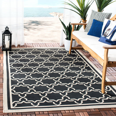 Dirks Performance Geometric Indoor/Outdoor Area Rug
