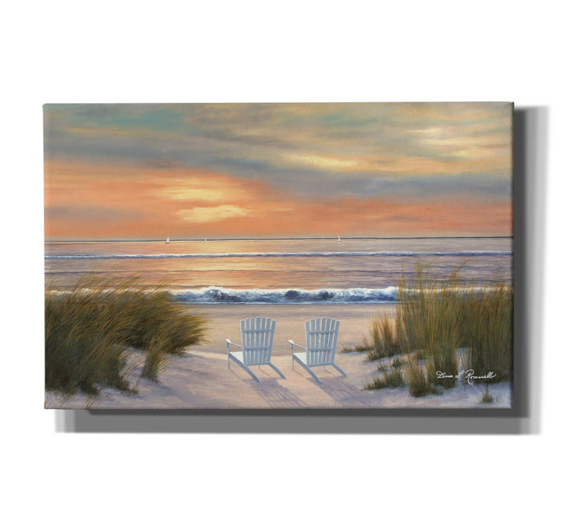«Paradise Sunset» par Diane Romanello, H 26 po x l 40 po x P 1,5 po