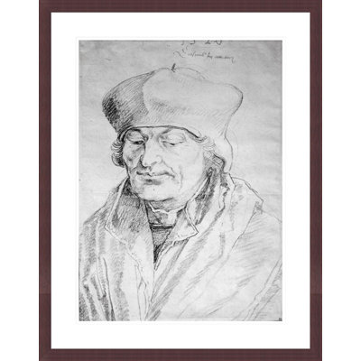 Portrait of Desiderius Erasmus (1469-1536) by Albrecht Dürer -Framed Giclee Print