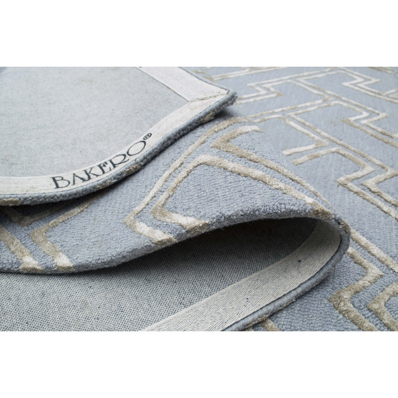 Stapple Geometric Hand Woven Area Rug, Rectangle 122 x 183cm
