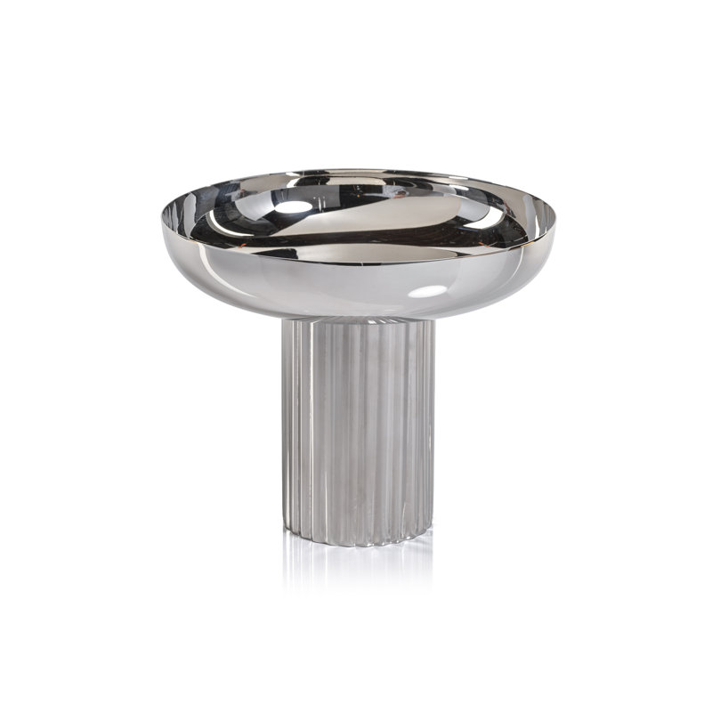 Bol à pattes en acier inoxydable Latis, Nickel