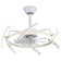 Olamide 24" DIY Shape Adjustable Ceiling Fan with Lights Remote and APP Control