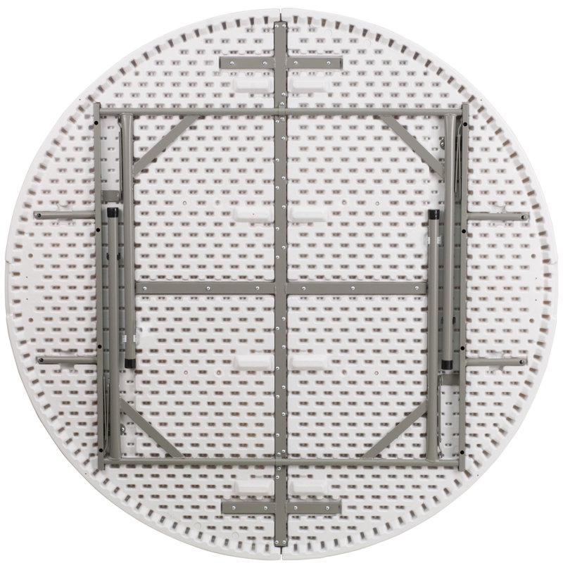 Table ronde en plastique Noah, H 29,25 po x l 60,75 po x P 60,75 po