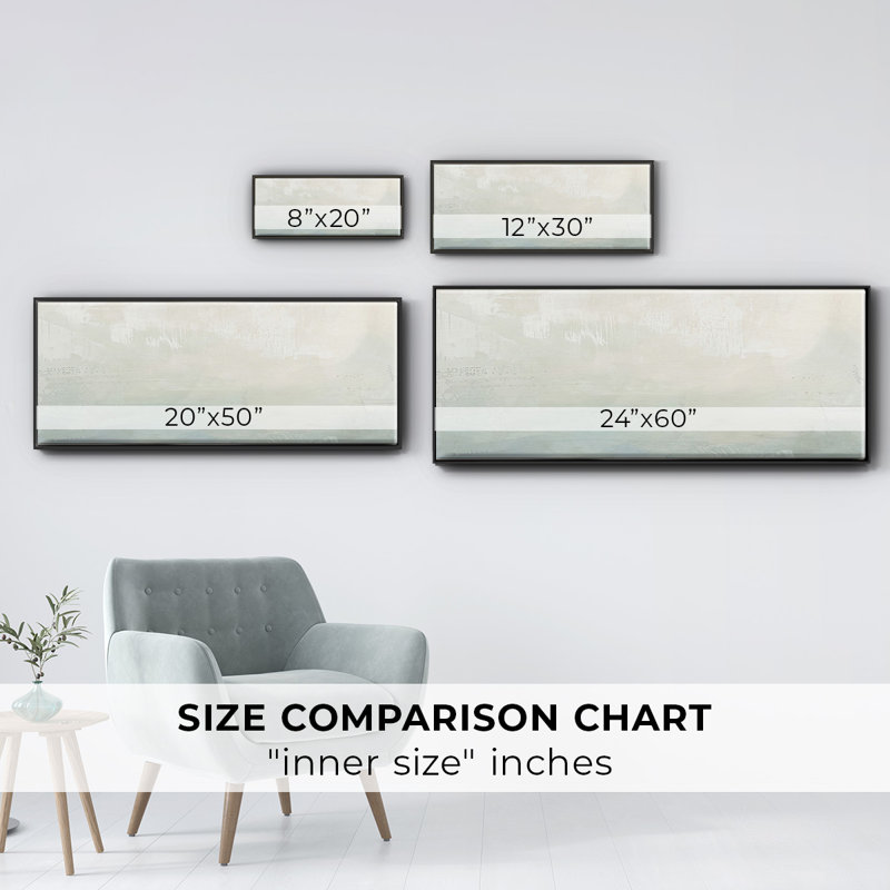 Tone Scape III- Framed Canvas