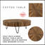 Table basse exquise fabriquée à la main en bois récupéré, une pièce maîtresse époustouflante pour votre salon