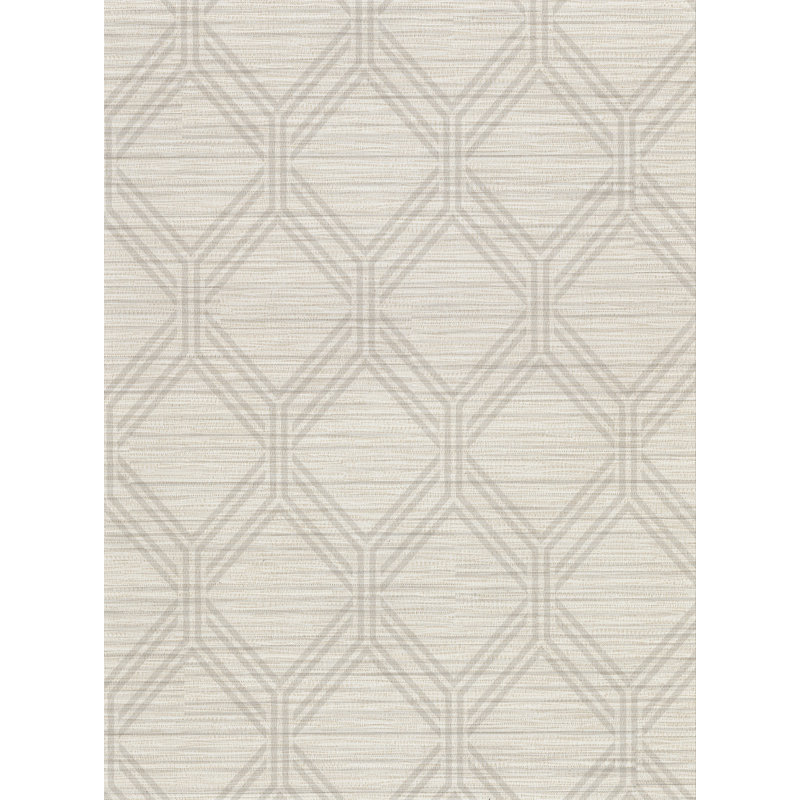 Rouleau de papier peint étain L 27 pi x l 27 po Vaughan, Taupe