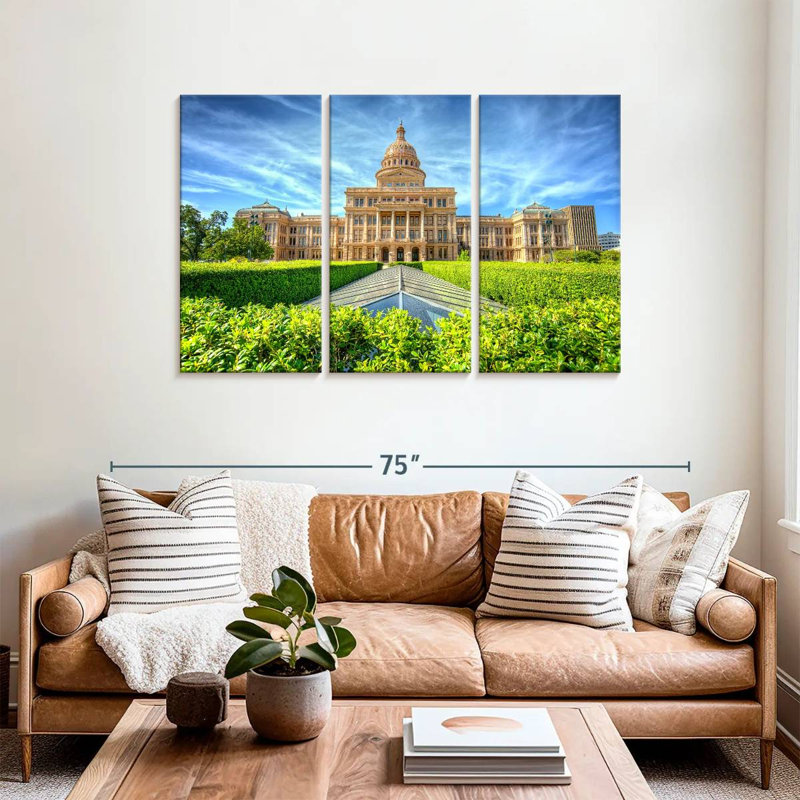 Texas Capitol, H 36 po x l 57 po