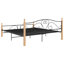 Rosalind Wheeler Bed Frame Black Metal-1334320953-1334320958