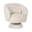 Swivel Armchair LIEKSA Light Beige