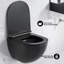 Ensemble de toilette à fixation murale avec plaque de chasse 0,8 / 1,6 GPF St. Tropez-108927943