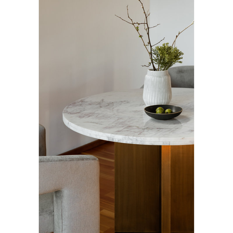 Graze Round Marble Dining Table
