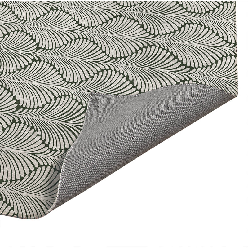 Elegant Palms Non-Slip Outdoor Rug, Rectangle 5' x 7'