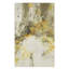 Tapis crème / doré à motif abstrait moderne Hennigan-933902028