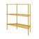 Not For Nothing 38'' W Powder Coated Aluminum Shelving Unit