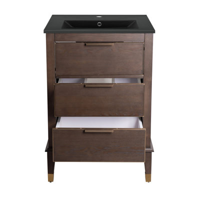 Hugo 24" Bathroom Vanity in Walnut