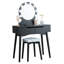 Ensemble coiffeuse et tabouret Alinson-1477559170
