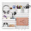 Organisateur mural en plastique pour panneau perforé 11 x 11 po-89240560