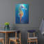 «Seahorse - Rainbow» par Dawg Painter, art mural en métal-212029692