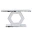 Console de hall d'entrée en miroir Sparkling Crystal Hexagon