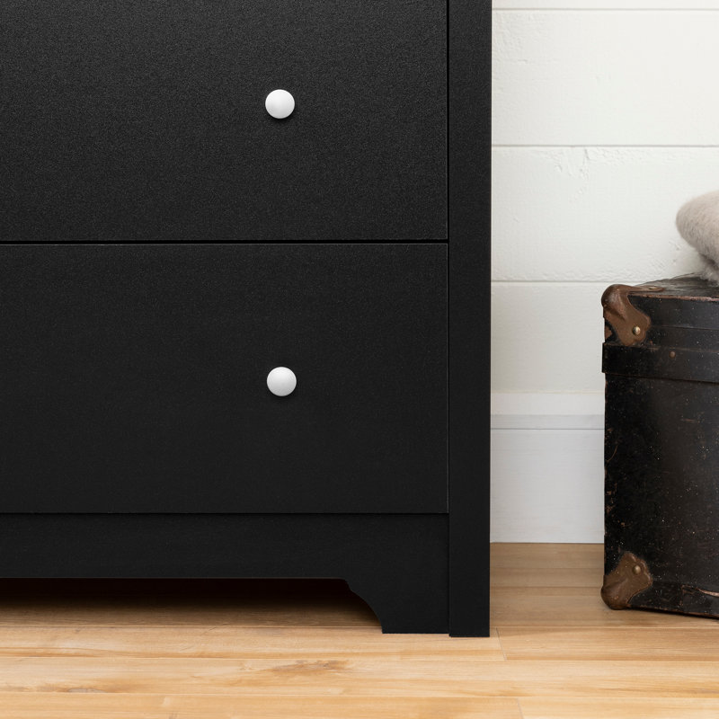 Salvat 6-Drawer Dresser, Pure Black/NotSturdy