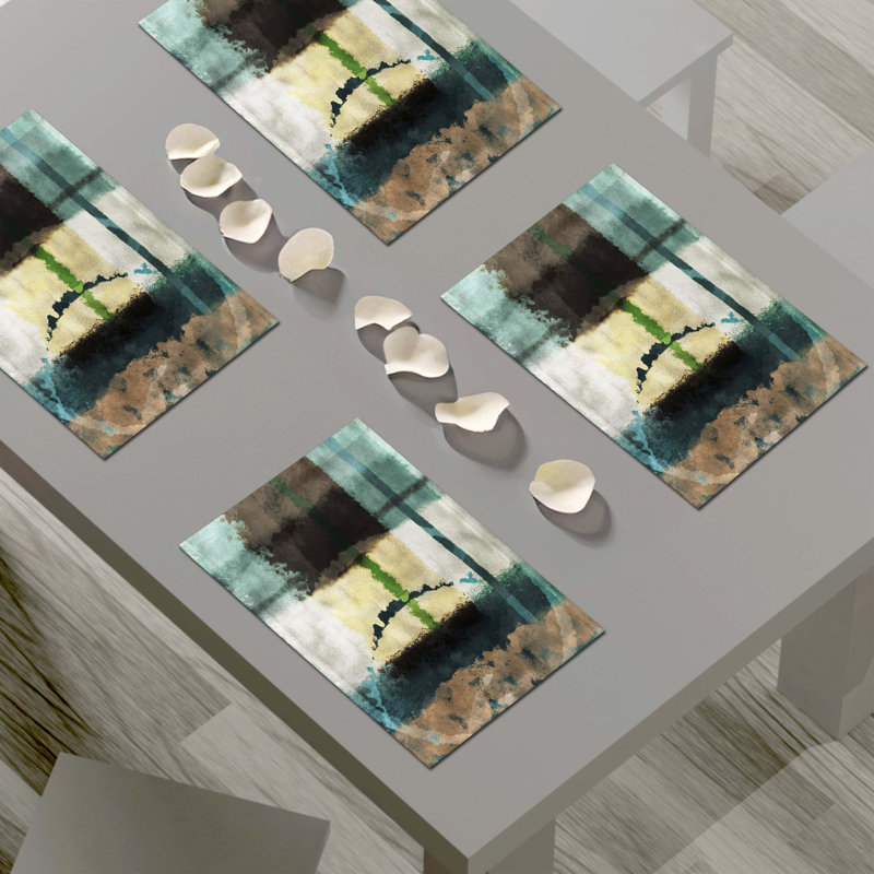 Napperon abstrait en polyester