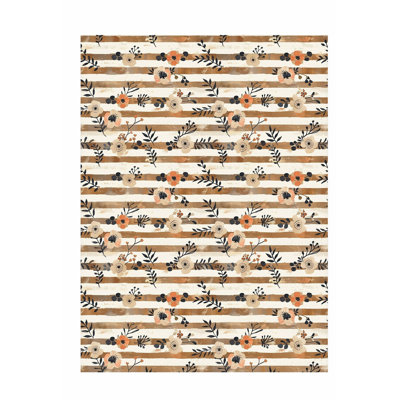 Motif floral d'automne sans cadre II