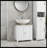 Eleonora 23.50'' Single Bathroom Vanity with Ceramic Top