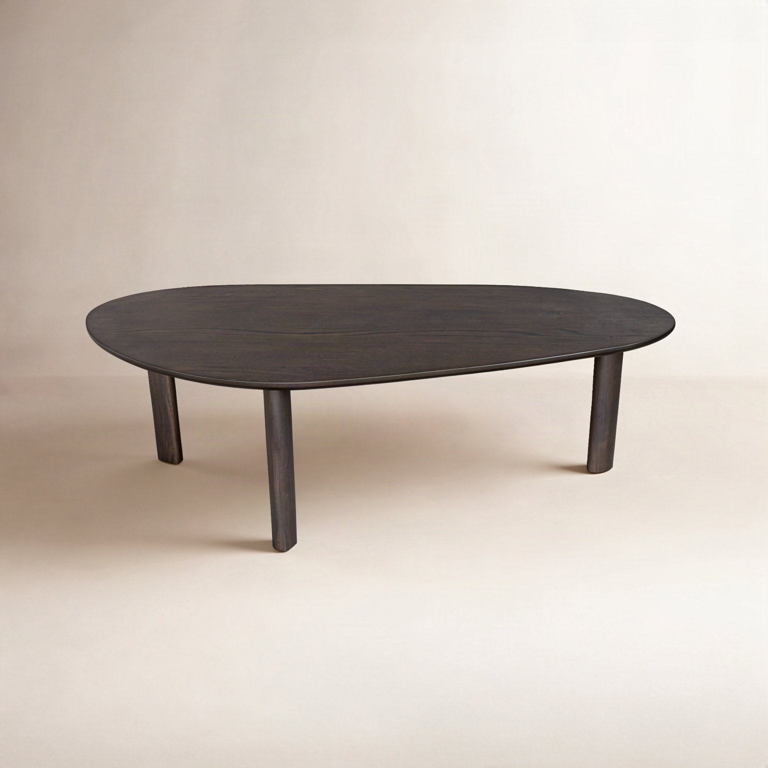 22" Oak Coffee Table, Dark Espresso