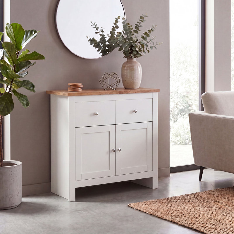 Beacsfield 79cm Wide 2 Drawer Sideboard, White