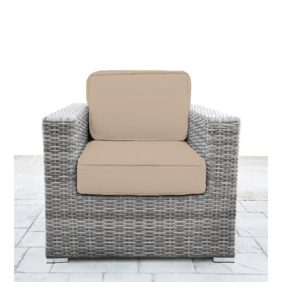 Melanie Fully Assembled Patio Chair with Cushions